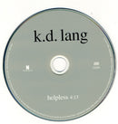 k.d. lang : Helpless (CD, Single, Promo)