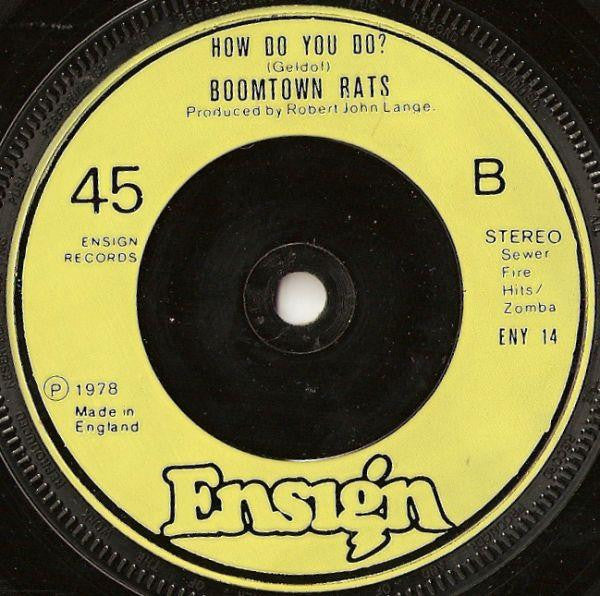 Boomtown Rats* : Like Clockwork (7", Single, Lim)