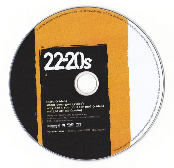 22-20s : Shoot Your Gun (DVD-V, Single, PAL)
