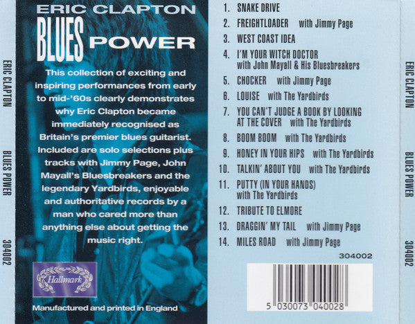 Eric Clapton : Blues Power (CD, Comp)