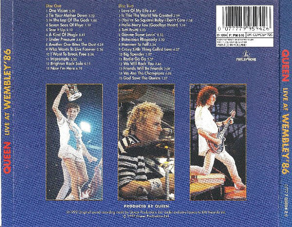 Queen : Live At Wembley '86 (2xCD, Album, Fat)