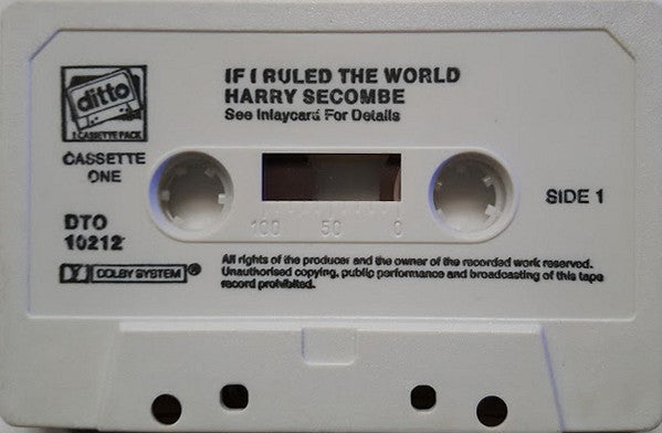 Harry Secombe : If I Ruled The World (2xCass, Comp)