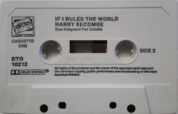 Harry Secombe : If I Ruled The World (2xCass, Comp)