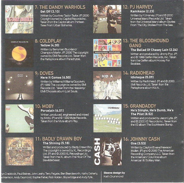 Various : The Best Tracks From The Best Albums Of 2000 (CD, Comp)