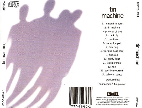 Tin Machine : Tin Machine (CD, Album)