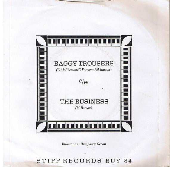 Madness : Baggy Trousers (7", Single, Gre)