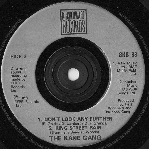 The Kane Gang : Don't Look Any Further (7", Single)