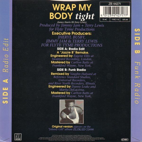 Johnny Gill : Wrap My Body Tight (7", Single)