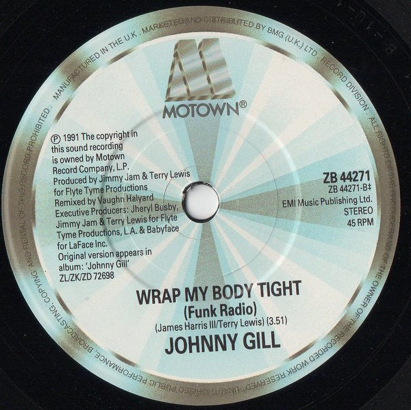 Johnny Gill : Wrap My Body Tight (7", Single)