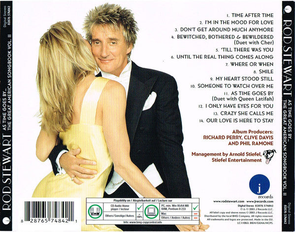 Rod Stewart : As Time Goes By... The Great American Songbook Vol. II (CD, Album, Copy Prot.)