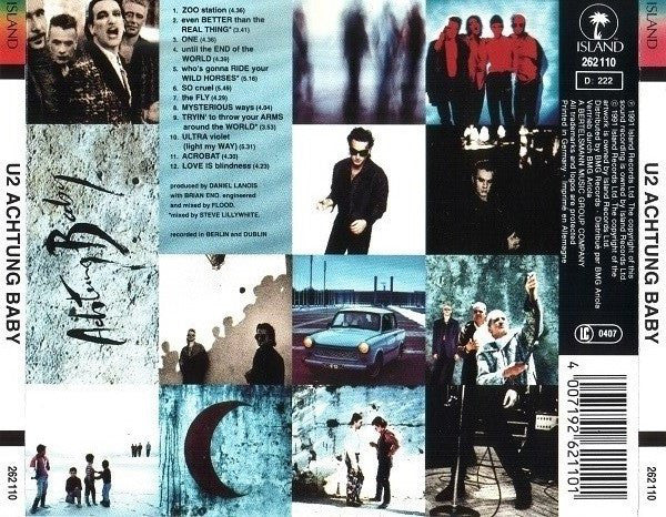 U2 : Achtung Baby (CD, Album)