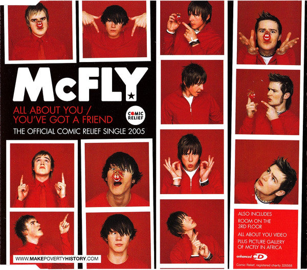 McFly : All About You / You've Got A Friend (CD, Single, Enh)