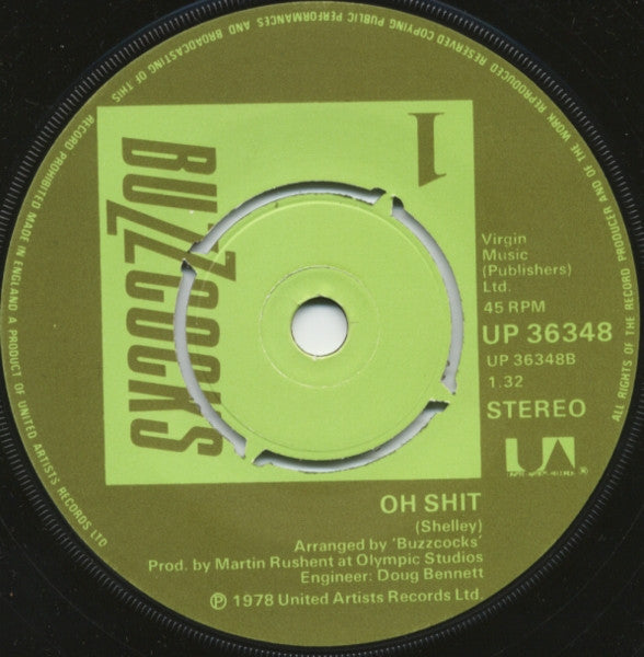 Buzzcocks : What Do I Get? (7", Single)