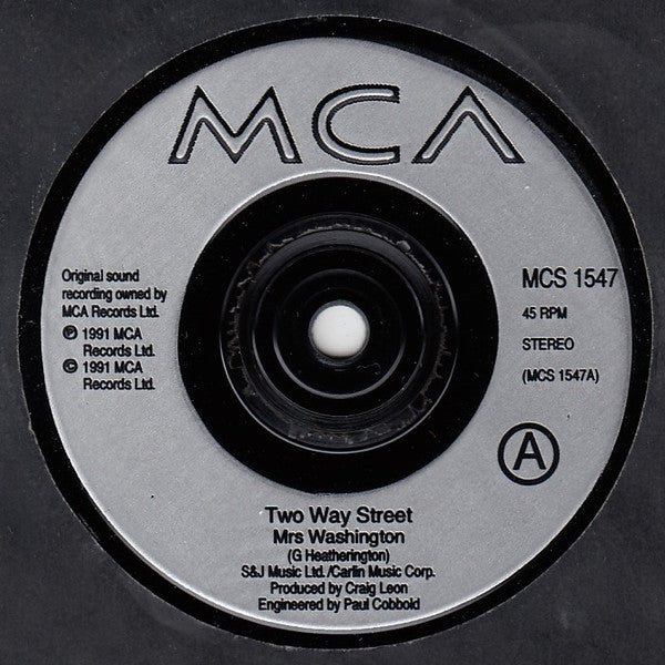 Two Way Street : Mrs Washington (7", Single)