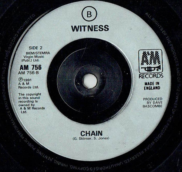 Witness (9) : House Called Love (7", Single)