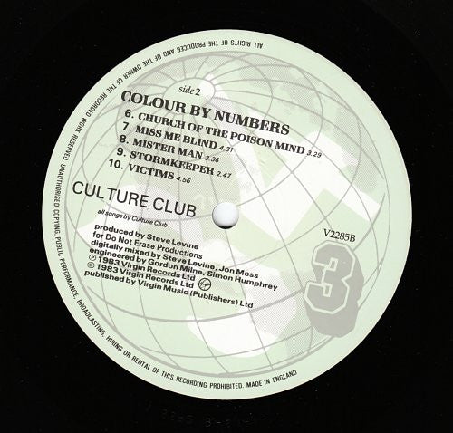 Culture Club : Colour By Numbers (LP, Album)