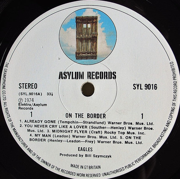 Eagles : On The Border (LP, Album, Tex)