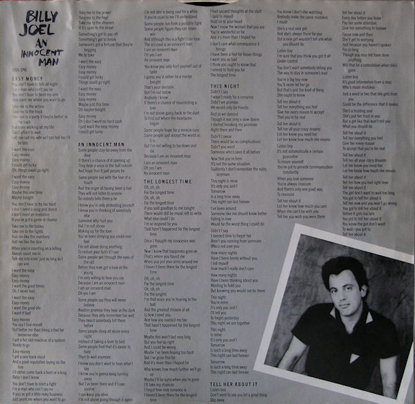 Billy Joel : An Innocent Man (LP, Album)