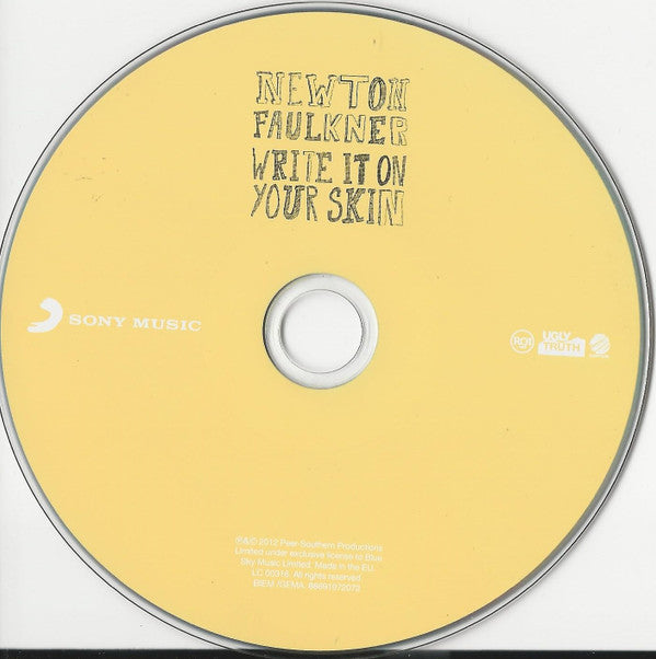 Newton Faulkner : Write It On Your Skin (CD, Album)