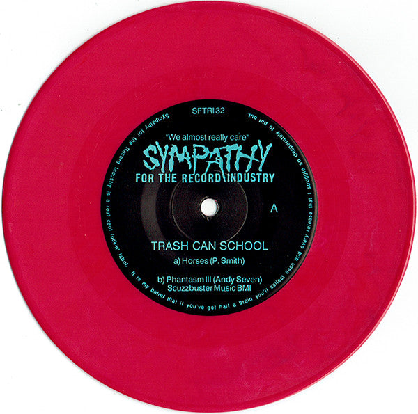 Trash Can School : Horses (7", Single, Pin)