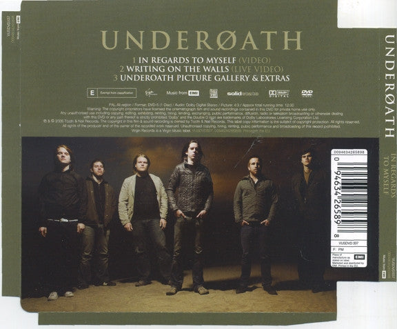 Underoath : In Regards To Myself (DVD, Single)