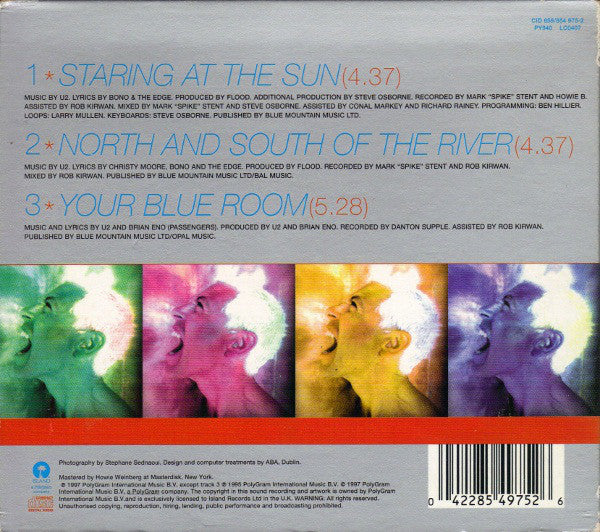 U2 : Staring At The Sun (CD, Single, Dig)