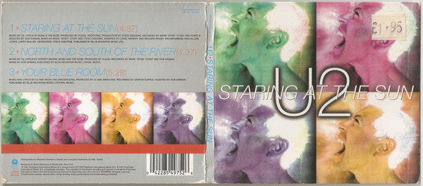 U2 : Staring At The Sun (CD, Single, Dig)