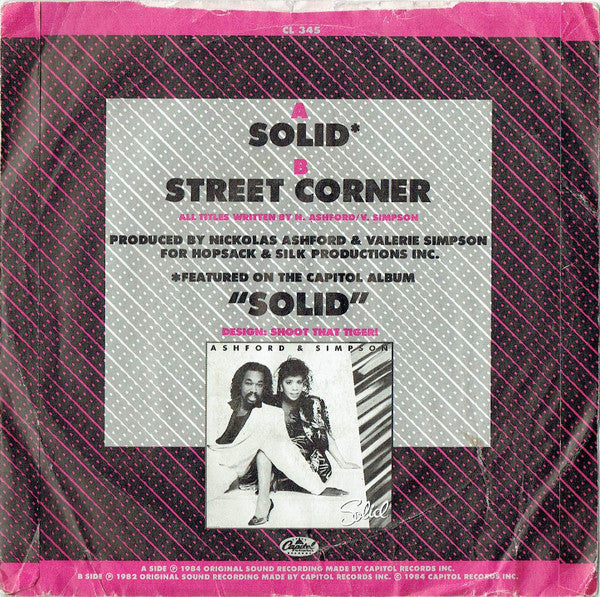 Ashford & Simpson : Solid (7", Single, Pap)