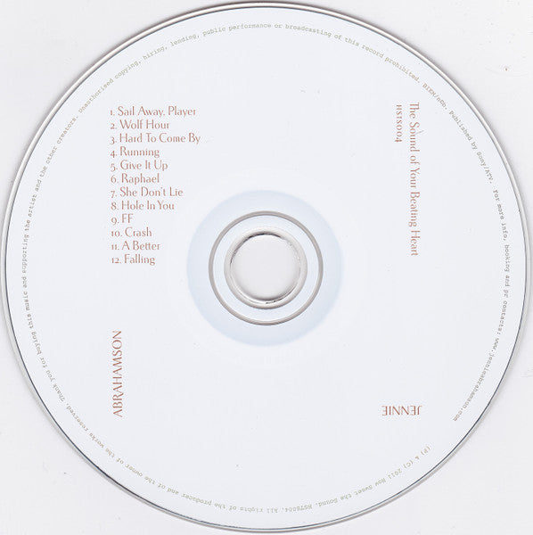 Jennie Abrahamson : The Sound Of Your Beating Heart (CD, Album)