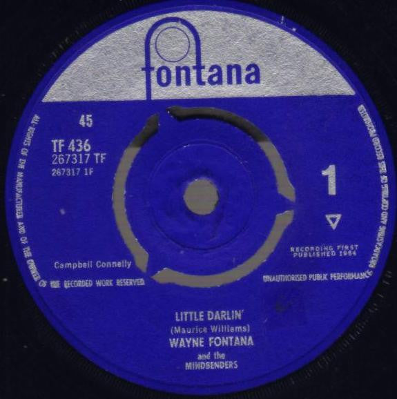 Wayne Fontana & The Mindbenders : Little Darlin' (7", Single)