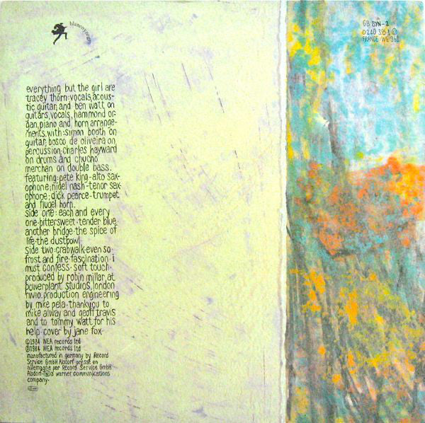 Everything But The Girl : Eden (LP, Album, Tex)