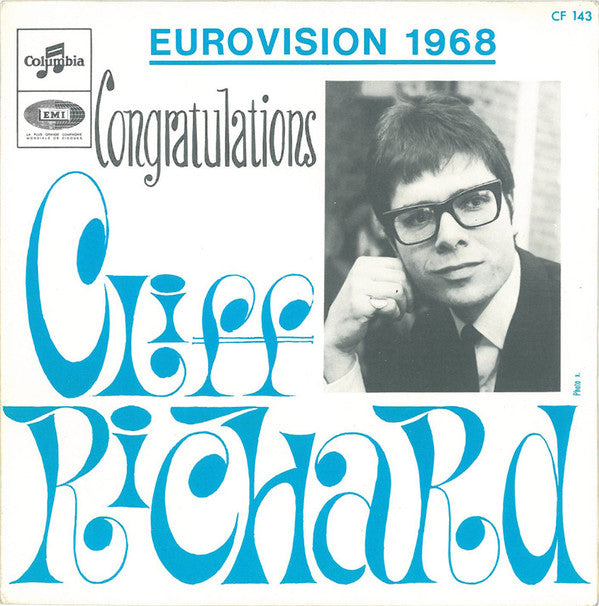 Cliff Richard : Congratulations (7", Single, Ad1)