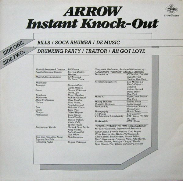 Arrow (2) : Instant Knock-Out (LP, Album)