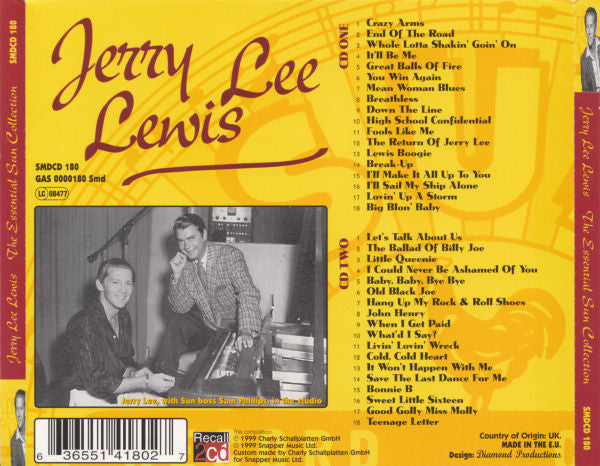 Jerry Lee Lewis : The Essential Sun Collection (2xCD, Comp)