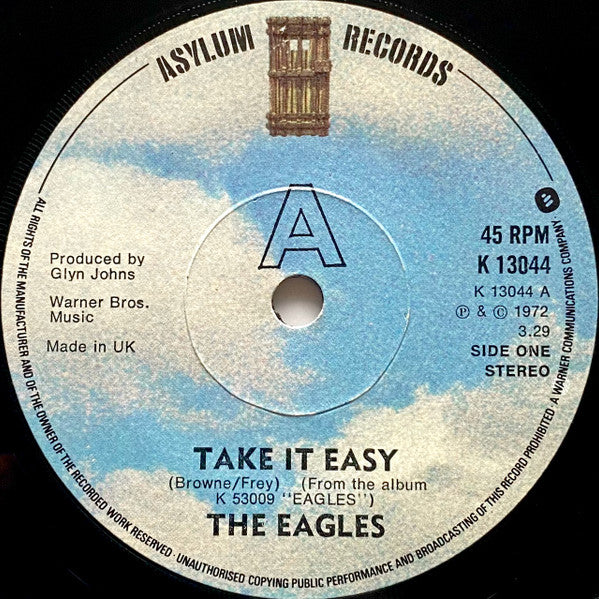 Eagles : Take It Easy / Witchy Woman (7", Single, RE)