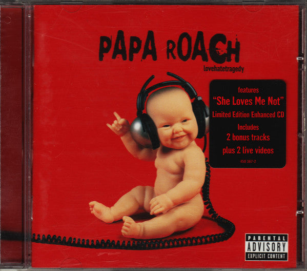Papa Roach : Lovehatetragedy (CD, Album, Enh, Ltd)