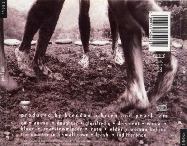 Pearl Jam : Vs. (CD, Album, Ora)