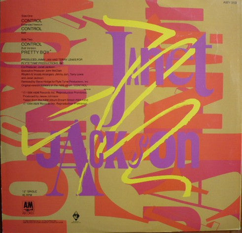 Janet Jackson : Control (12", Single)