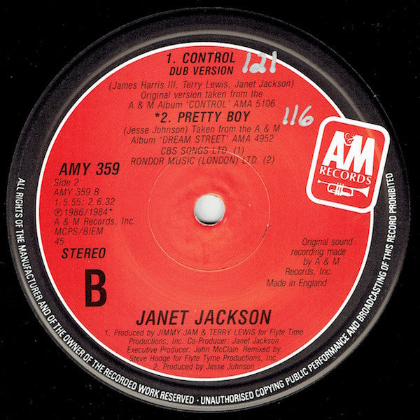 Janet Jackson : Control (12", Single)
