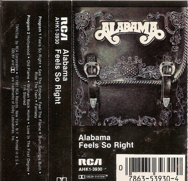 Alabama : Feels So Right (Cass, Album)