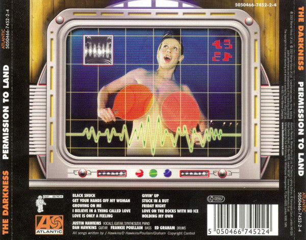 The Darkness : Permission To Land (CD, Album)