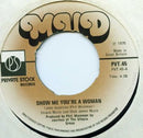 Mud : Show Me You're A Woman (7", Single, Pus)