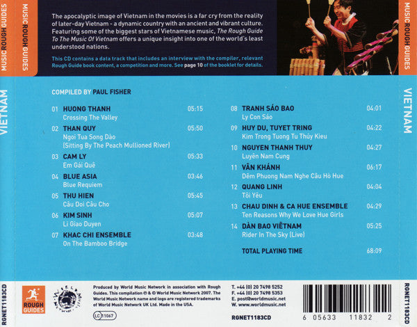 Various : The Rough Guide To The Music Of Vietnam (CD, Comp, Enh)