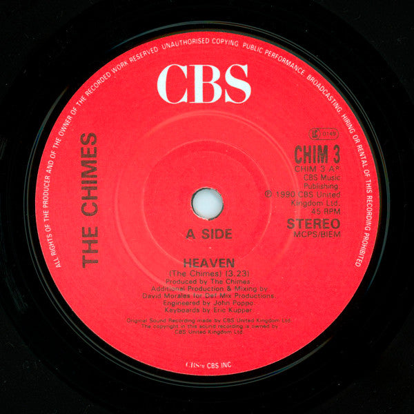 The Chimes : Heaven (7", Single)