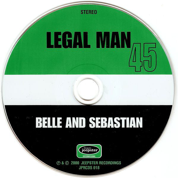 Belle & Sebastian Featuring The Maisonettes (3) : Legal Man (CD, Single)