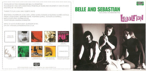 Belle & Sebastian Featuring The Maisonettes (3) : Legal Man (CD, Single)