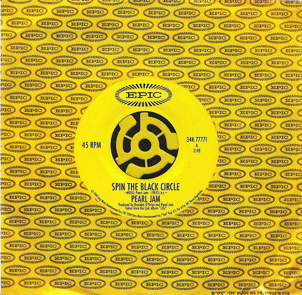 Pearl Jam : Spin The Black Circle (CD, Single)