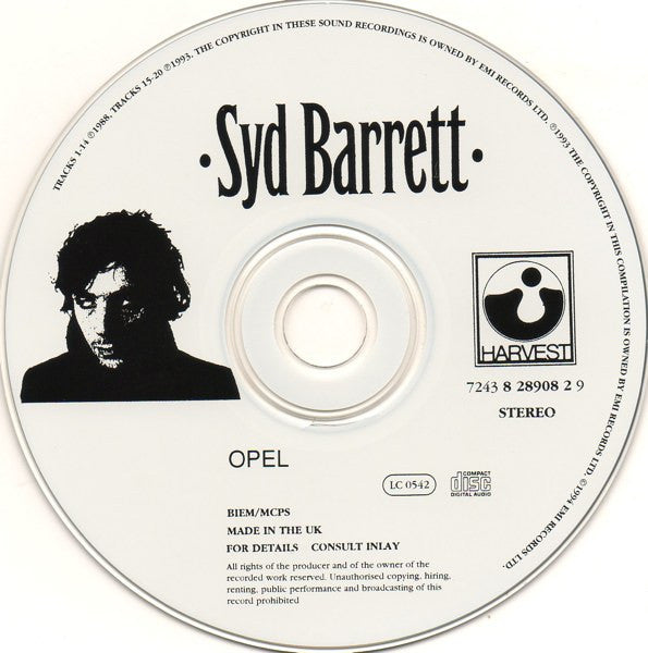Syd Barrett : Opel (CD, Album, RE)