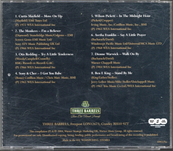 Various : Time Well Spent - Three Barrels (CD, Comp, Promo)