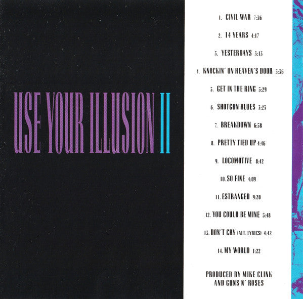 Guns N' Roses : Use Your Illusion II (CD, Album, RE, RP, UML)